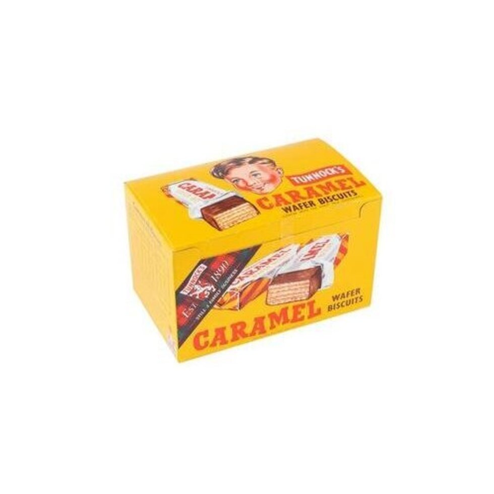 Tunnock's Milk Chocolate Coated Caramel Wafer Biscuits 30g (48 x 30g