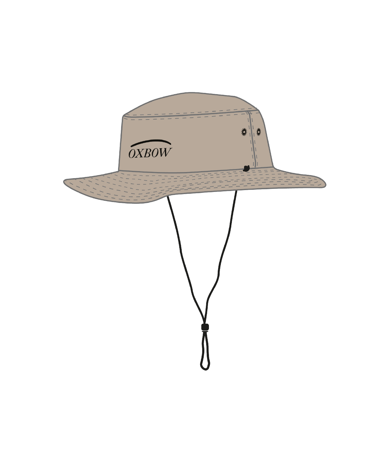 Sombrero de verano OXBOW Ebush Bushman Boonie Safari Outback Bucket - Imagen 9 de 18