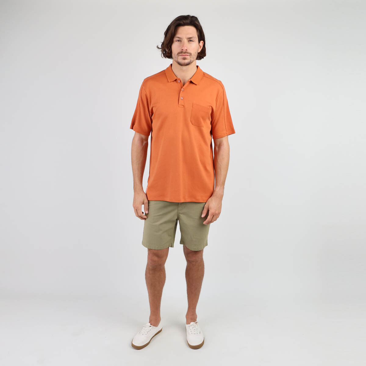 Camisa Polo Top OXBOW Para Hombres Nukak Manga Corta Calce Recto Bolsillo en el Pecho - Imagen 10 de 13