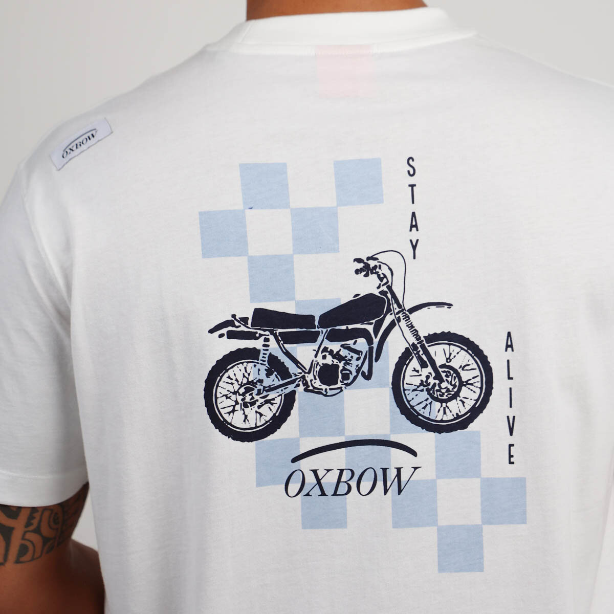 OXBOW Mens Tautira Short Sleeve Crew Neck Organic Cotton Tee T Shirt Top - Picture 15 of 15