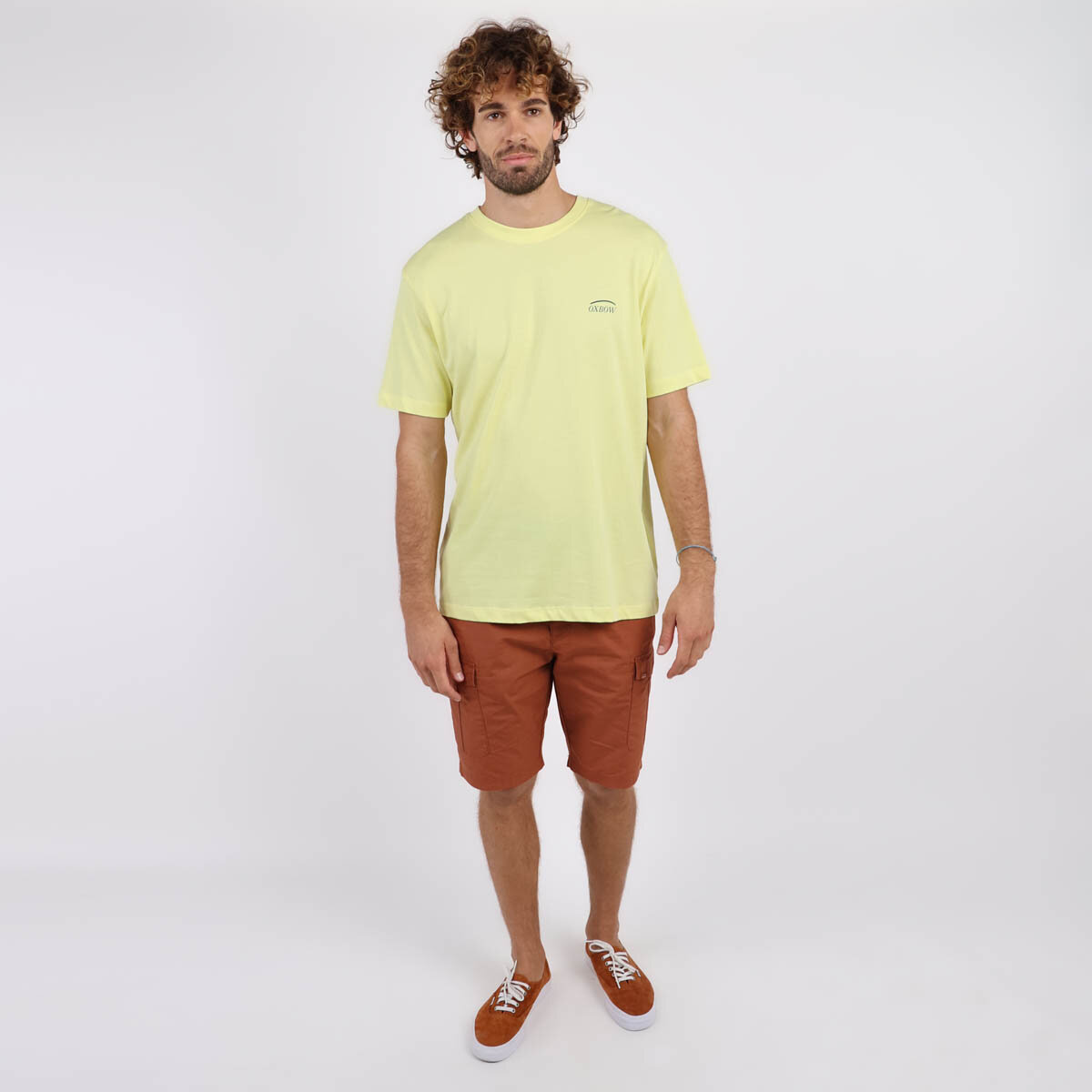 OXBOW Mens Thrimp Crew Neck Short Sleeve Organic Cotton T Shirt Tee Top - Picture 9 of 17
