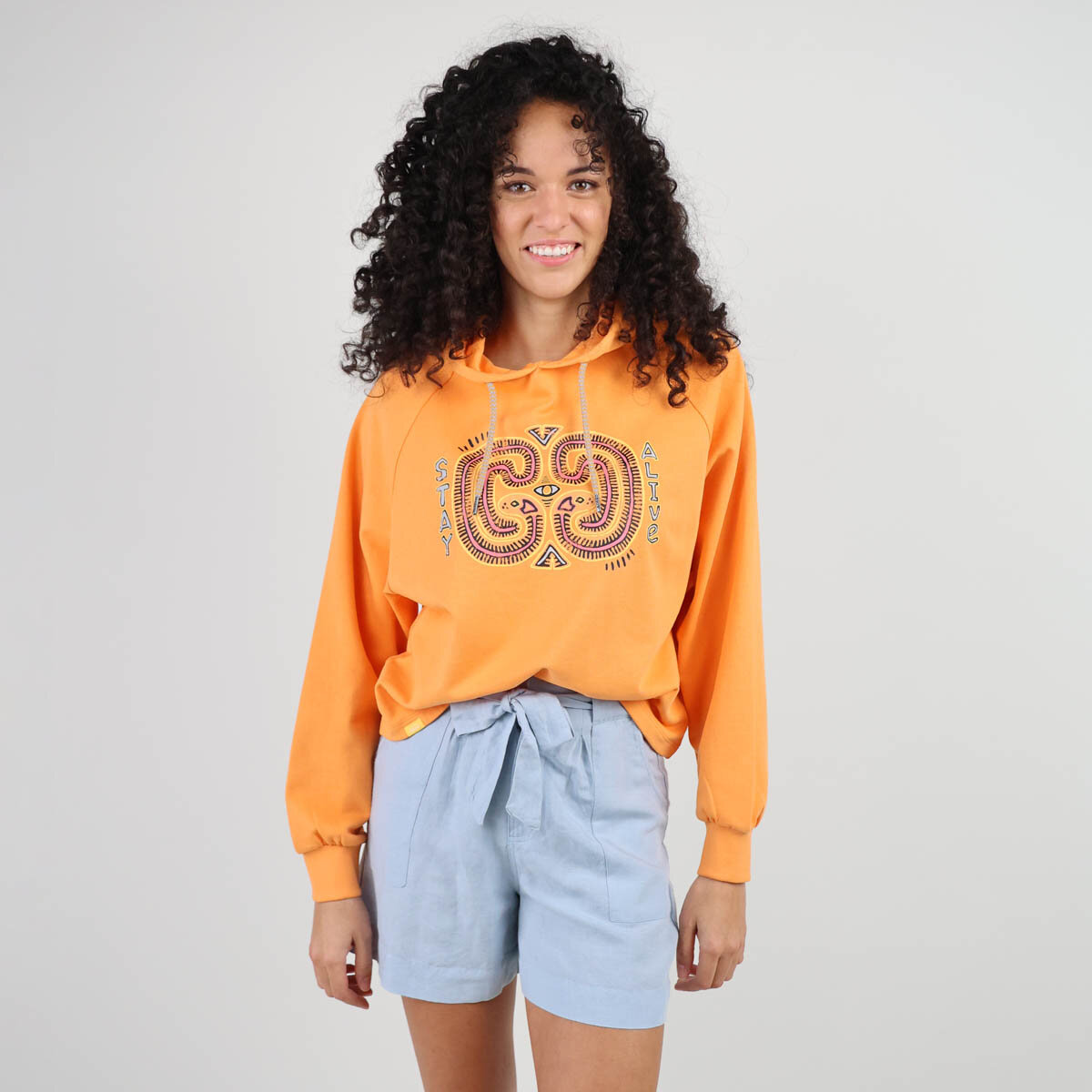Sudadera suéter con capucha estampada sargas OXBOW para mujer - Imagen 8 de 11
