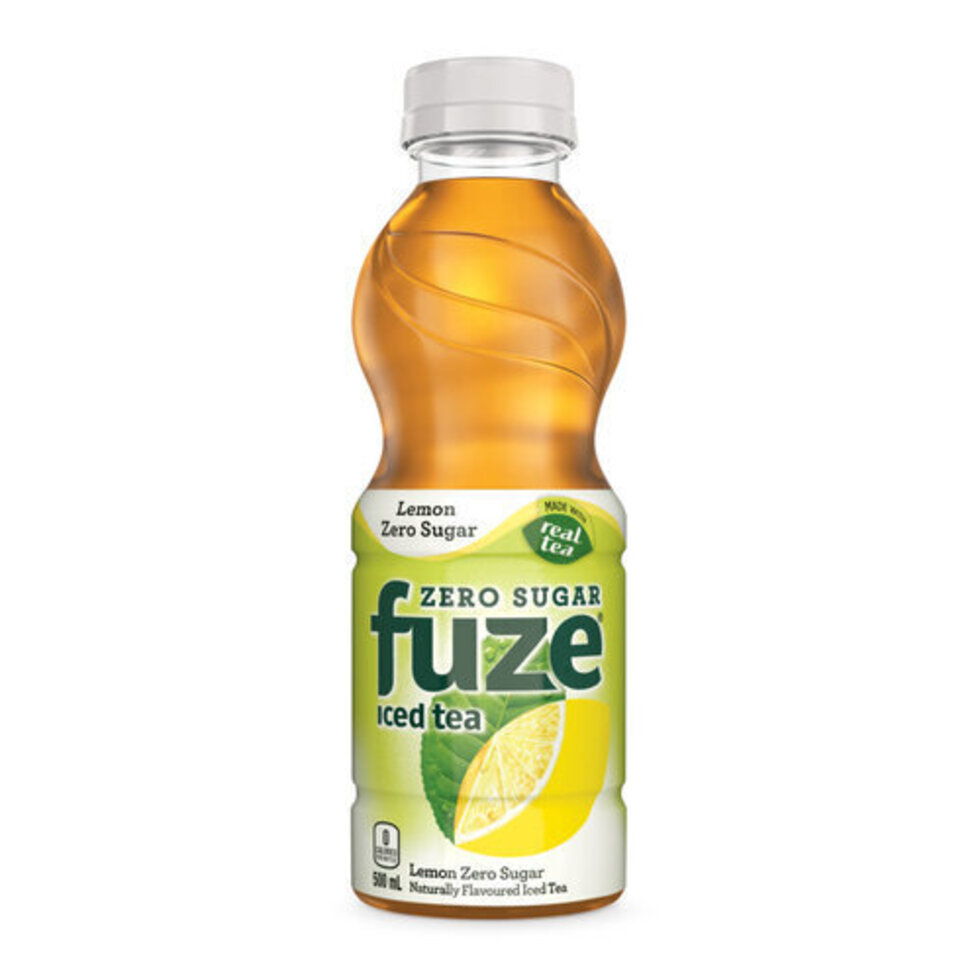 Fuze Ice Tea Lemon Zero 12x500ml bottles - NORTH POP LTD.