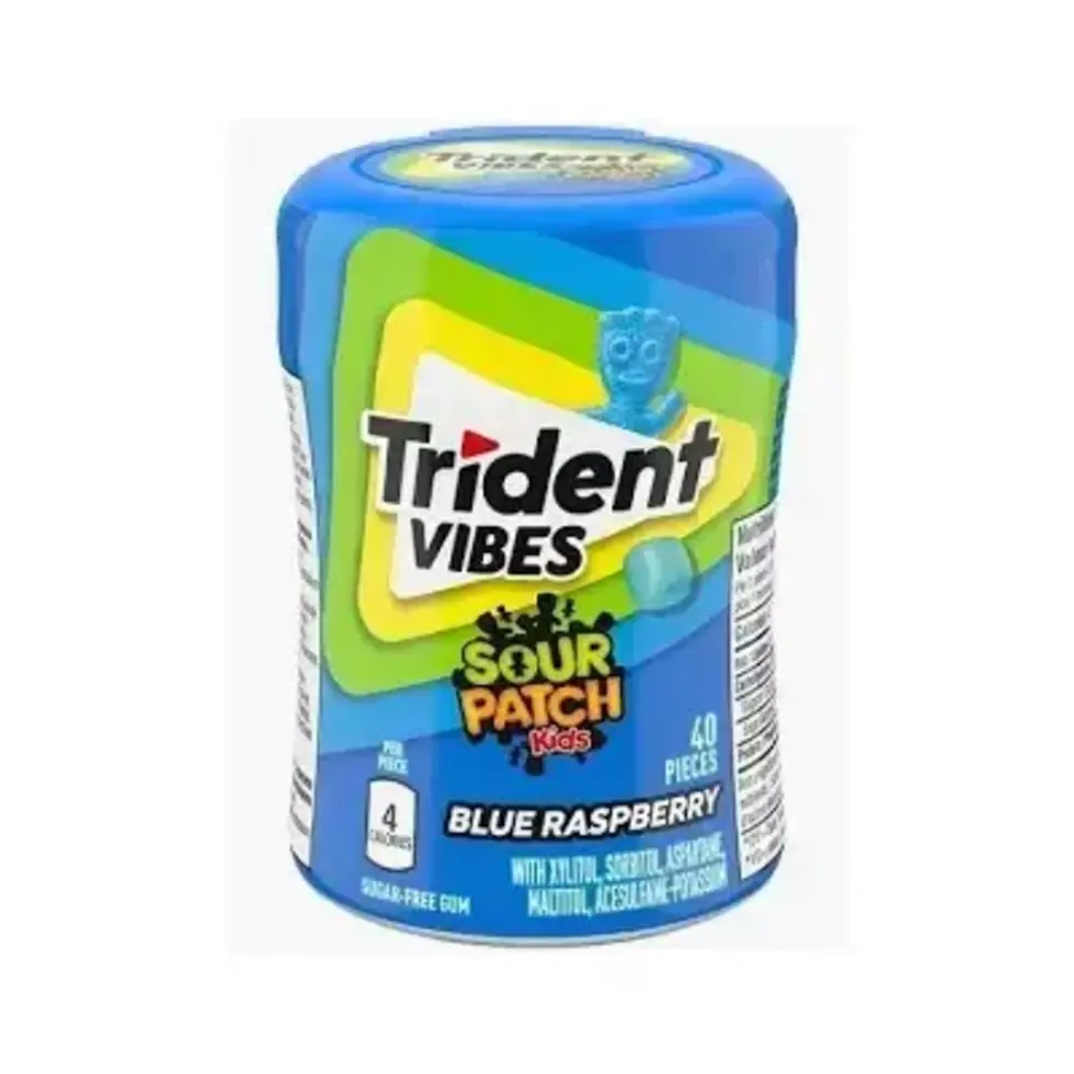 Trident Vibes Blue Raspberry 6x40pc - NORTH POP LTD.