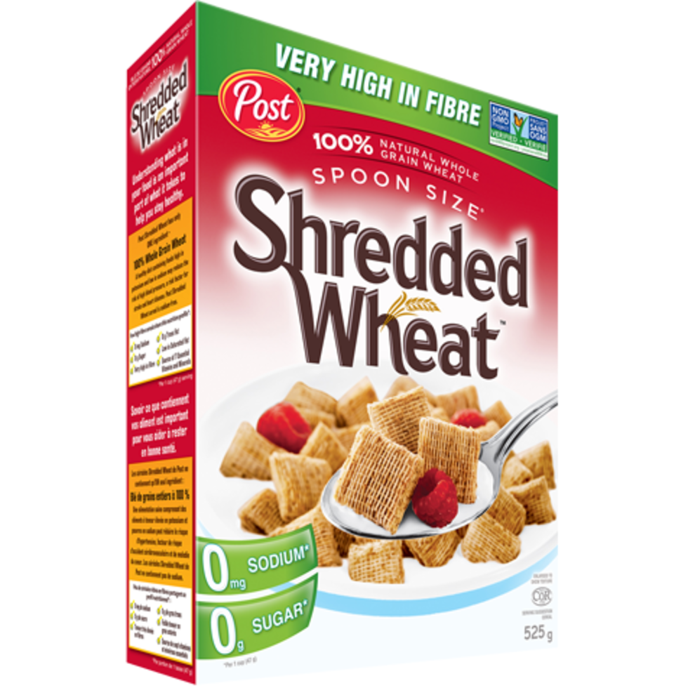 Post Spoon Sized Shredded Wheat Cereal 12x525g Ontario Student