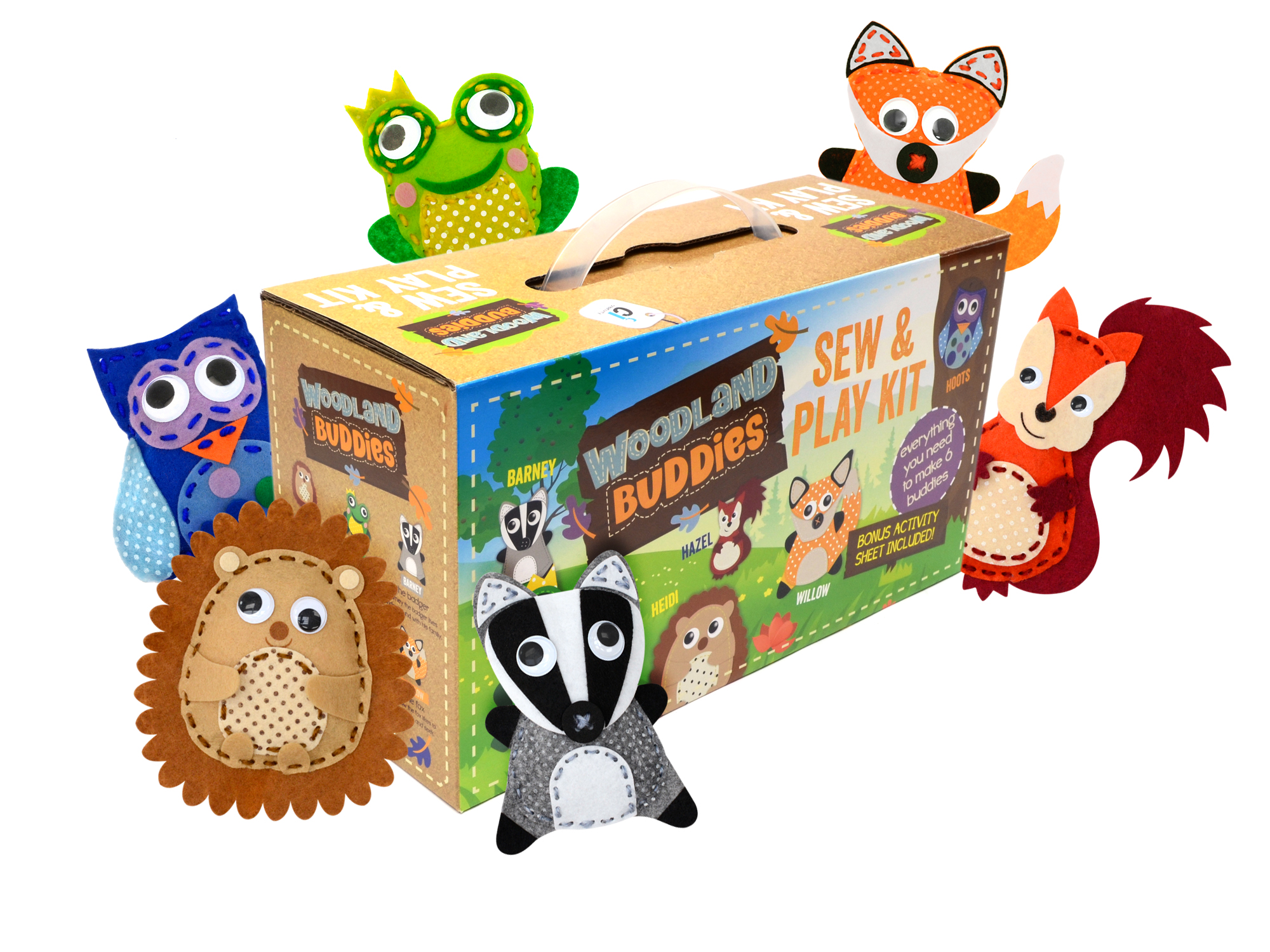 WOODLAND BUDDIES SEW & PLAY KIT - Scottish Trade Stationers